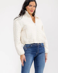 Ivory Garden Quilted Jacket