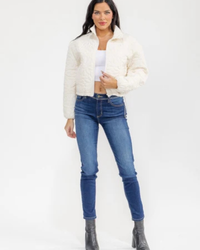 Ivory Garden Quilted Jacket
