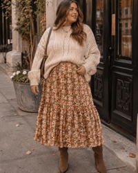 Meadow Muse Tiered Maxi Skirt