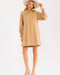 Golden Hour Button-Up Mini Dress