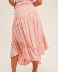 Strawberry Milk Two Ways Convertible Maxi Skirt