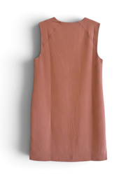 The Sutton Contrast V-Neck Shift Dress