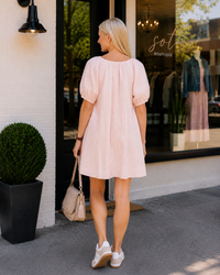 Sweet Sunday Stripe Babydoll Dress – Pink