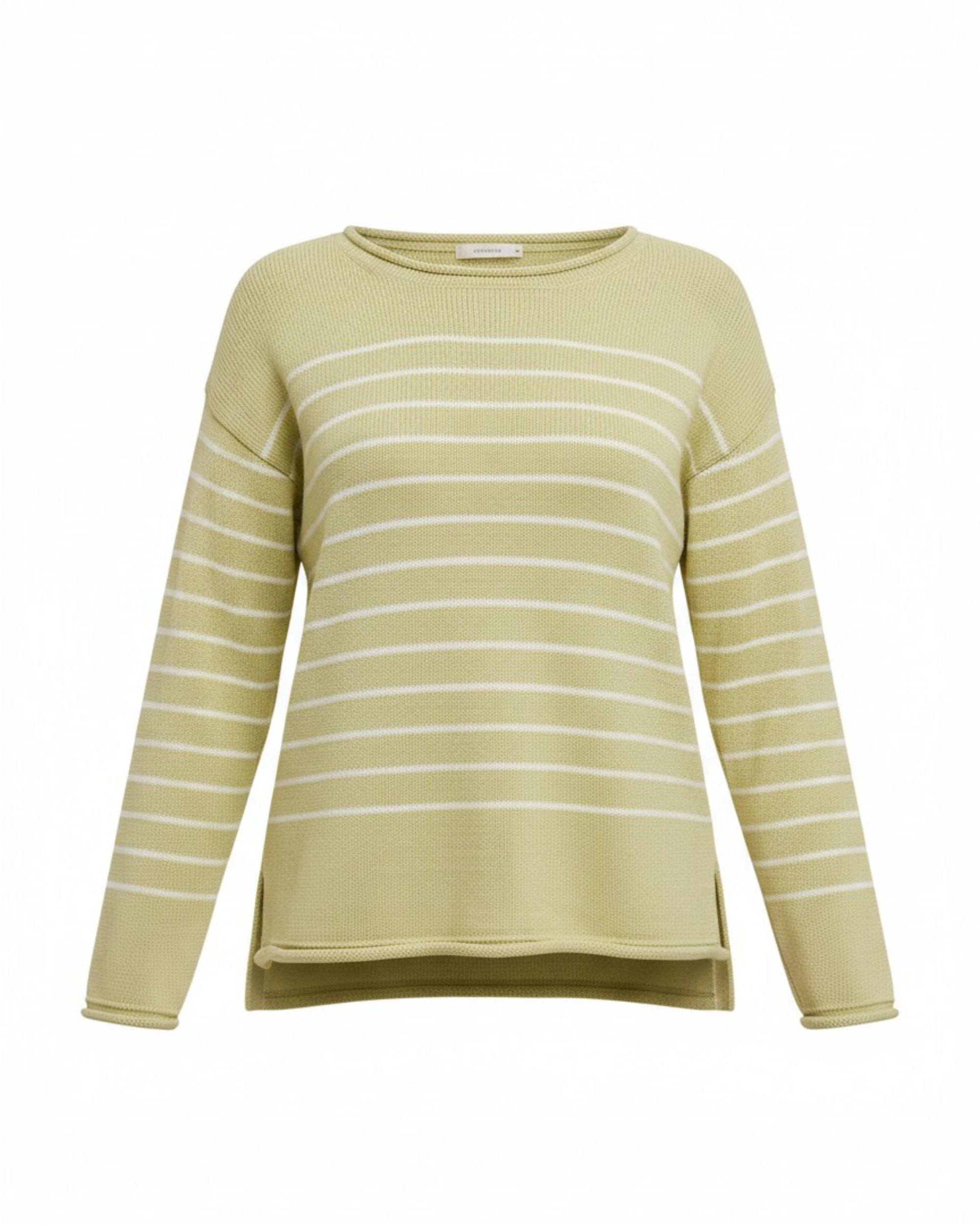 Kiwi & Cream Coastal Stripe Lightweight Knit Sweater