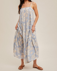 Coastal Daydream Tropical Maxi Dress