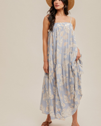 Coastal Daydream Tropical Maxi Dress