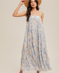 Coastal Daydream Tropical Maxi Dress