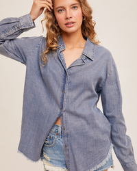 Blue Skies Tencel Denim Button-Down 💙