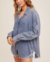 Blue Skies Tencel Denim Button-Down 💙