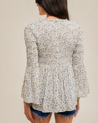 Bluebell Smocked Floral Top