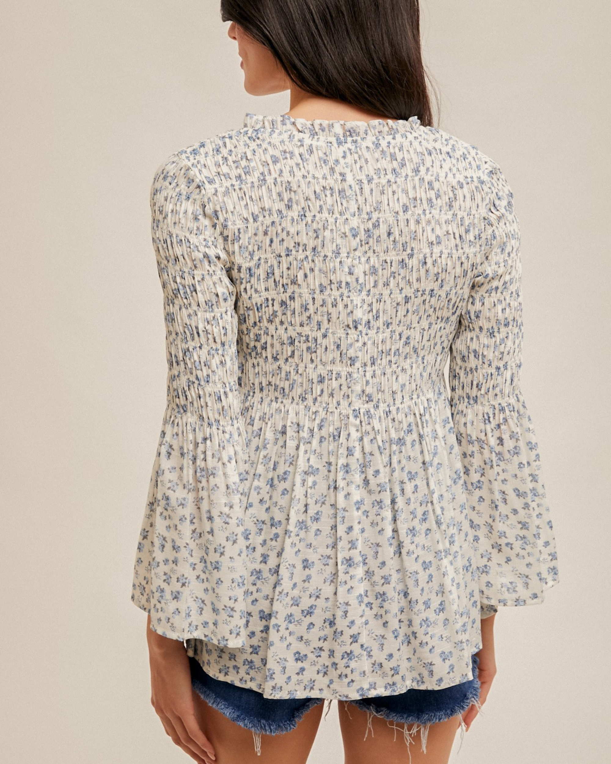 Bluebell Smocked Floral Top