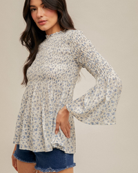 Bluebell Smocked Floral Top