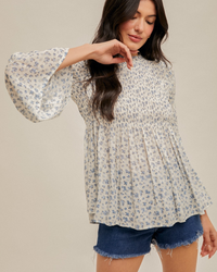 Bluebell Smocked Floral Top