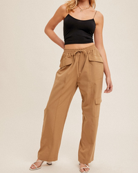 On The Go Straight Leg Cargo Pants