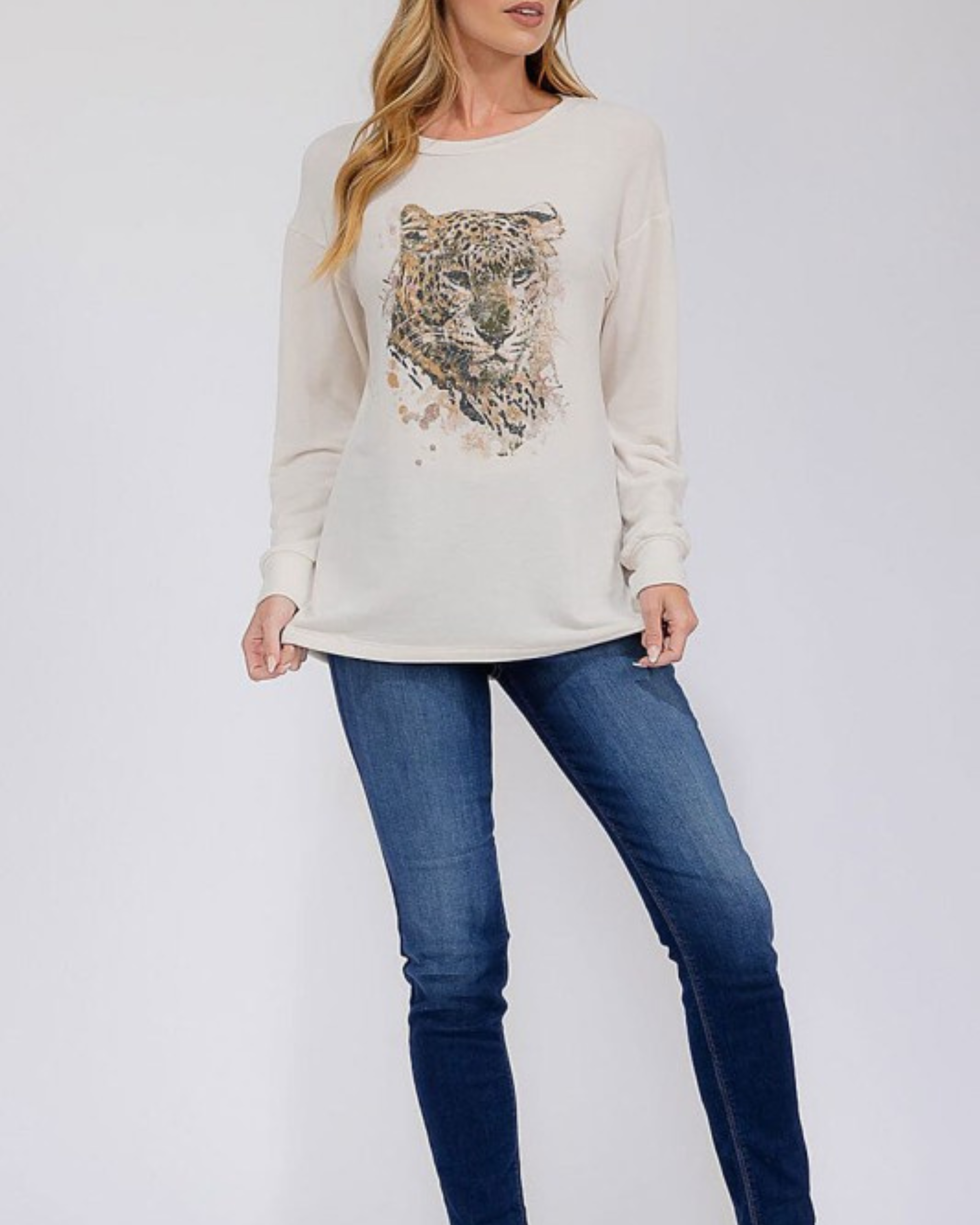 Wild at Heart Leopard Graphic Top