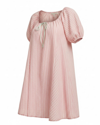 Sweet Sunday Stripe Babydoll Dress – Pink