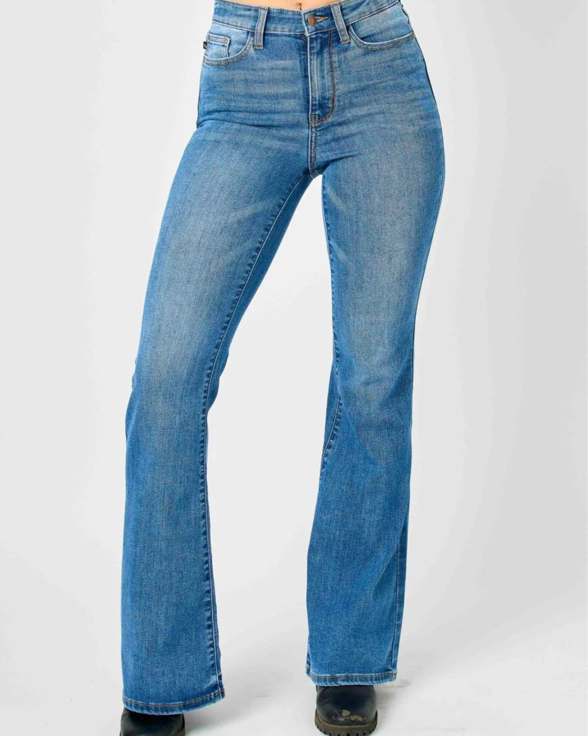 The Everyday High Rise Flare Jeans