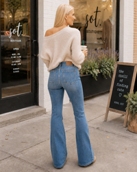 The Everyday High Rise Flare Jeans