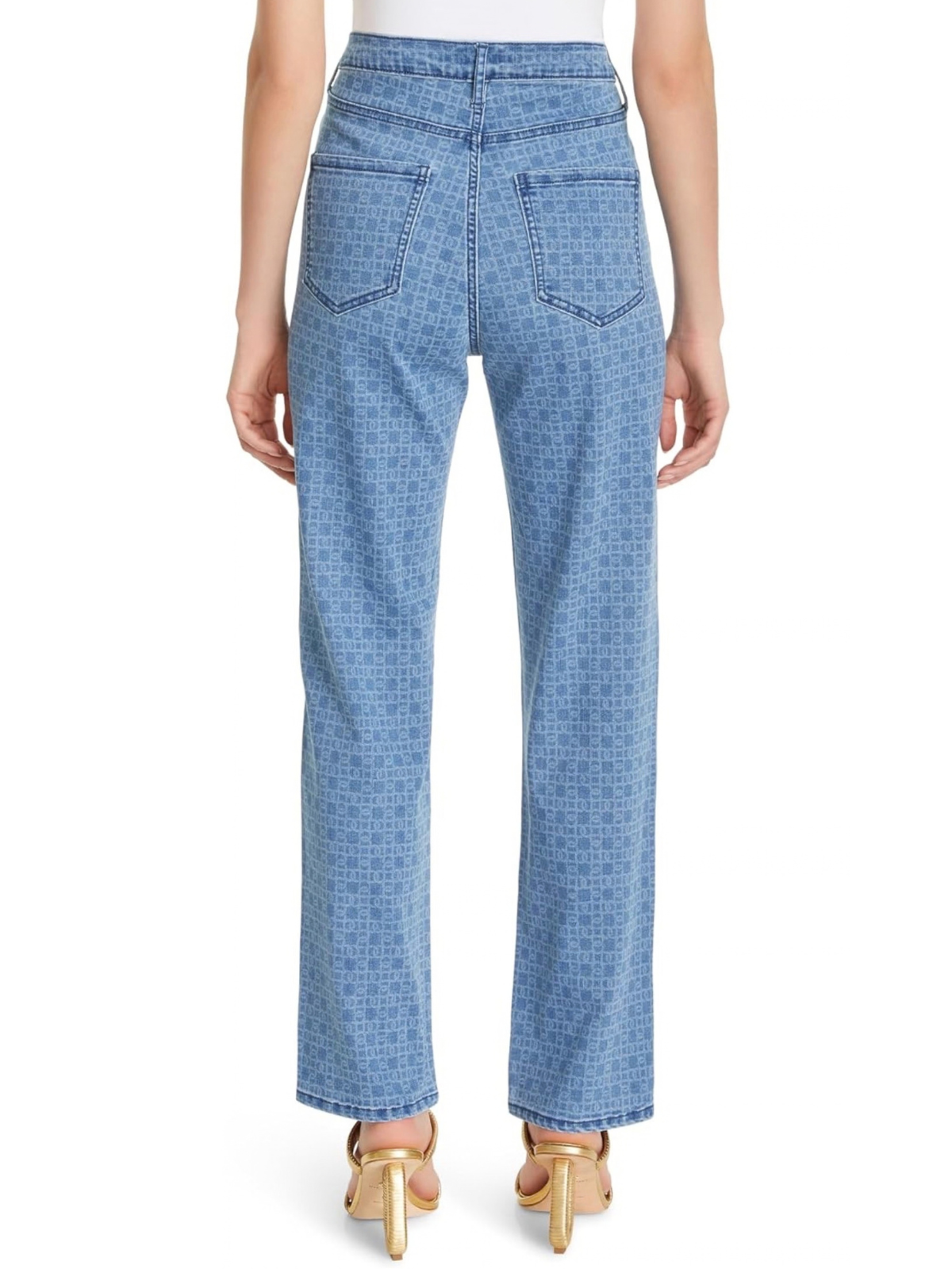 The Monroe Printed Straight Leg Jeans